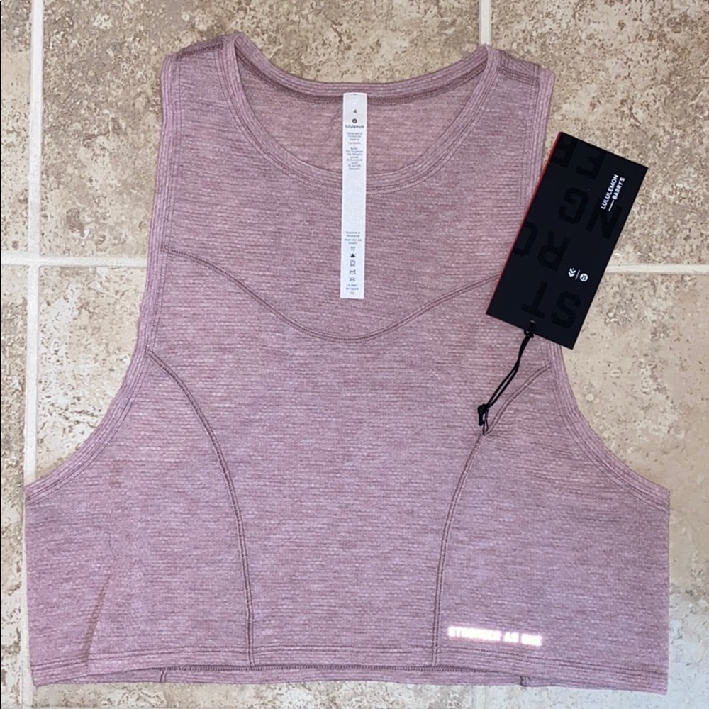NWT Lululemon xBarry’s Stronger as One Muscle Tank